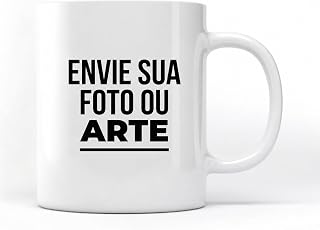 Caneca Personalizada — Envie sua Foto ou Arte
